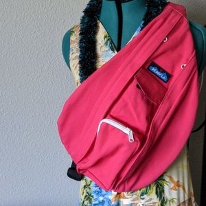 Kavu flamingo pink ropeable bag